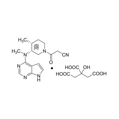 (3R,4R)-4-Methyl-3-(methyl-7H-pyrrolo[2,3-d]pyrimidin-4-ylamino)-b-oxo-1-piperidinepropanenitrile: 2-Hydroxy-1,2,3- پروپانتری کربوکسیلات